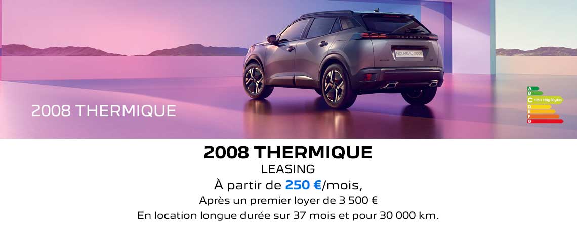 PEUGEOT NOUVEAU 2008 THERMIQUE