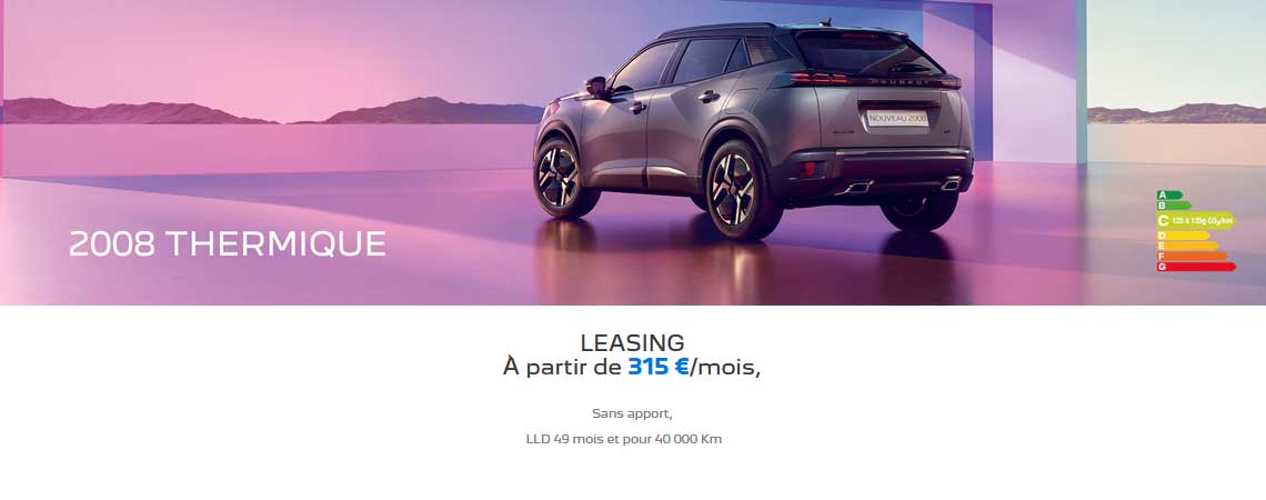 PEUGEOT NOUVEAU 2008 THERMIQUE