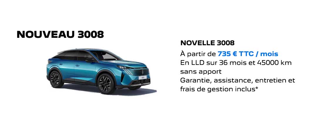 PEUGEOT NOUVEAU 3008 HYBRIDE RECHARGEABLE