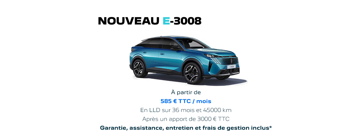 PEUGEOT NOUVEAU E-3008 ALLURE