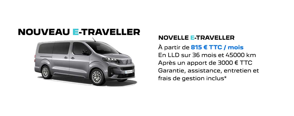 PEUGEOT NOUVEAU E-TRAVELLER