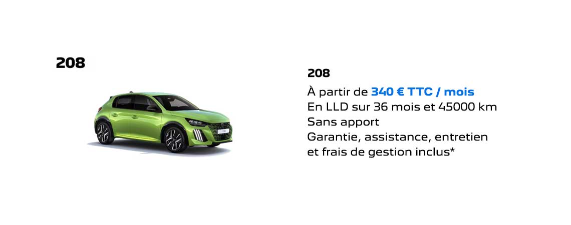 PEUGEOT NOUVELLE 208