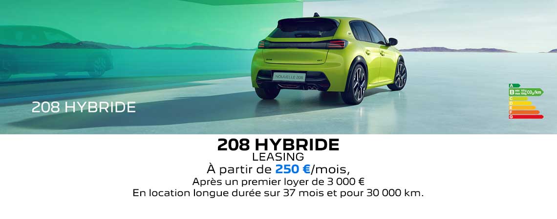 PEUGEOT NOUVELLE 208 HYBRIDE