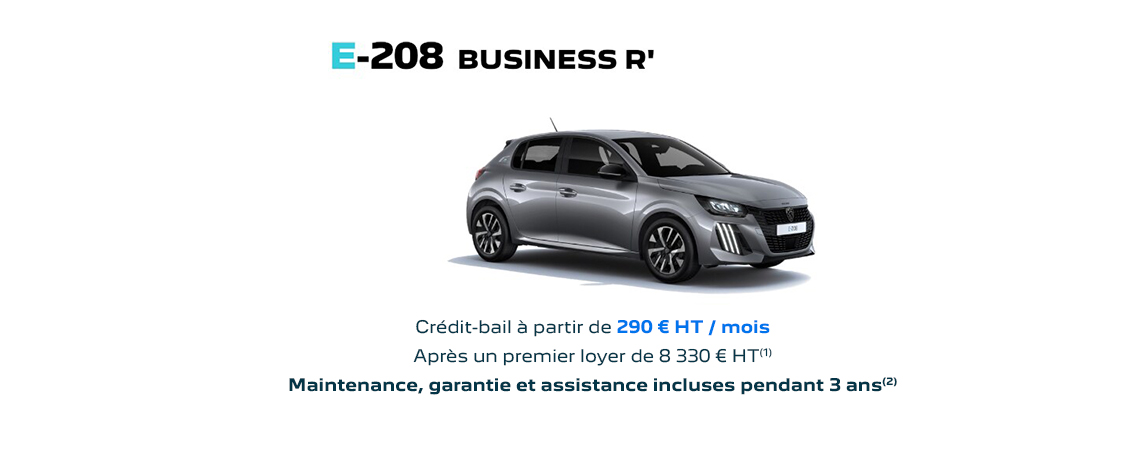 PEUGEOT NOUVELLE E-208 ACTIVE BUSINESS'R