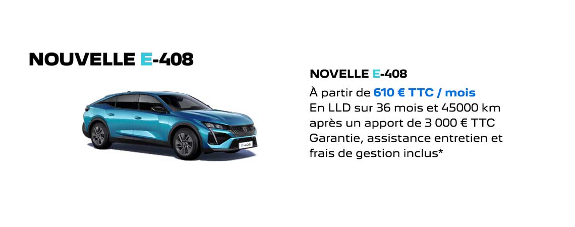 PEUGEOT NOUVELLE E-408 