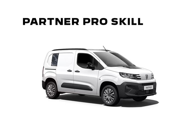 PEUGEOT PARTNER PRO SKILL Crédit-bail à partir de 265 € HT/mois