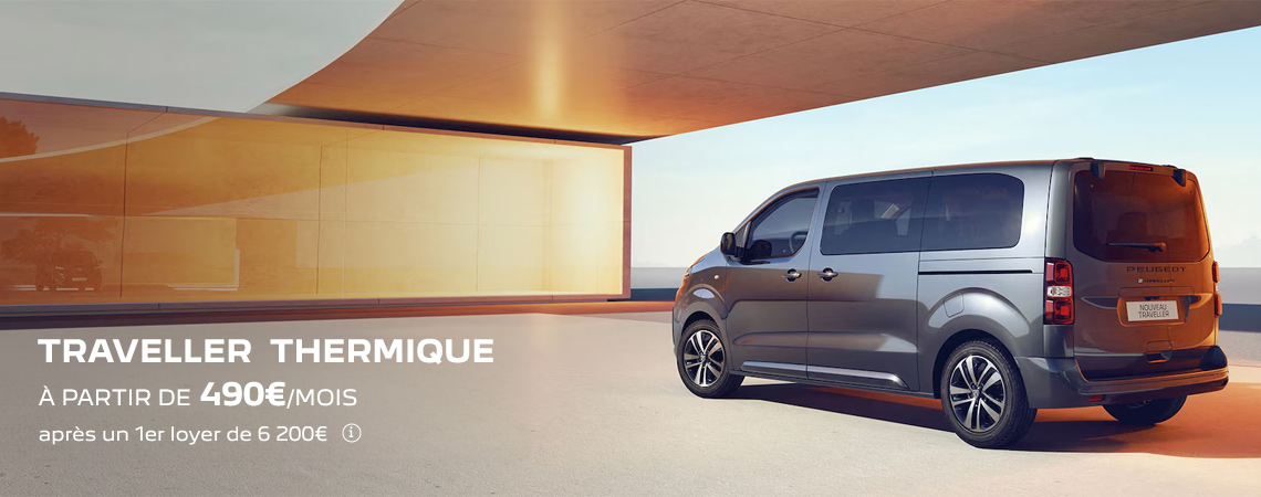 Peugeot TRAVELLER THERMIQUE À partir de 490€/mois