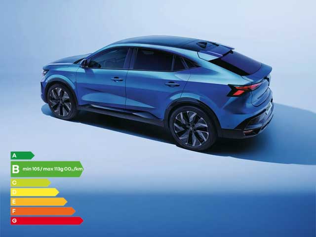 Renault RAFALE TECHNO FULL HYBRID E-TECH 200 - 25 à partir de 585 € TTC/mois