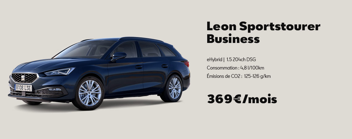 Seat Leon Sportstourer Style Business  à partir de 369 €/mois