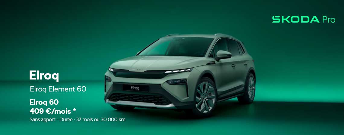 Skoda Elroq 60 À partir de 409€/mois