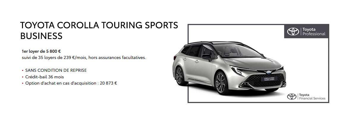 TOYOTA COROLLA TOURING SPORTS BUSINESS