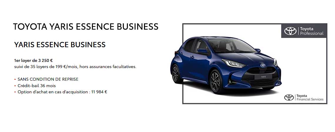 TOYOTA NOUVELLE YARIS ESSENCE DYNAMIC BUSINESS