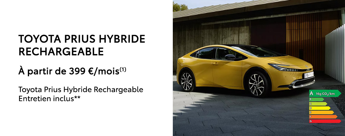 TOYOTA PRIUS HYBRIDE RECHARGEABLE