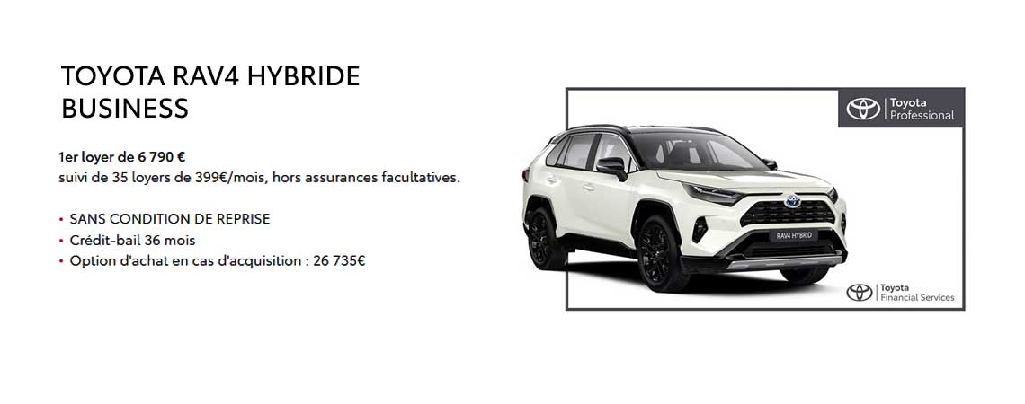 TOYOTA RAV4 HYBRIDE DYNAMIC BUSINESS