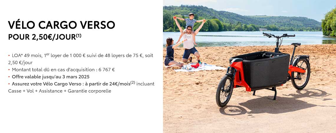 TOYOTA VÉLO CARGO VERSO