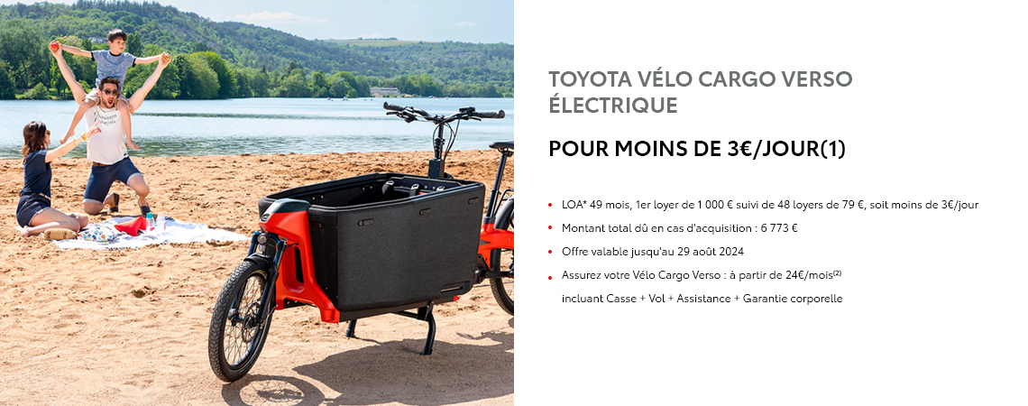 TOYOTA VÉLO CARGO VERSO