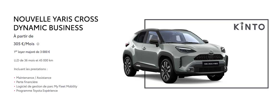 NOUVELLE YARIS CROSS DYNAMIC BUSINESS 