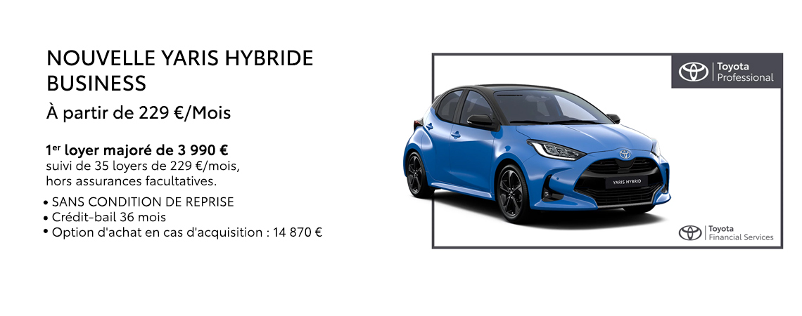 TOYOTA NOUVELLE YARIS HYBRIDE DYNAMIC BUSINESS