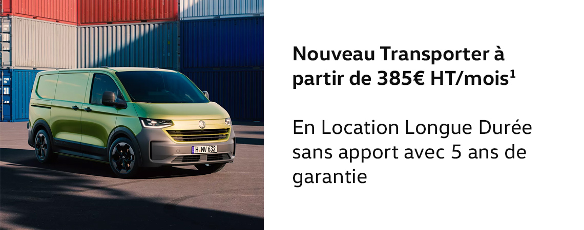 Transporter 6.1 à partir de 385 € HT/mois