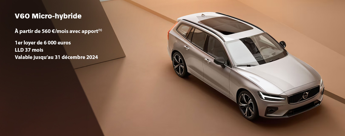 Volvo V60 Micro-hybride  À partir de 560 € / mois