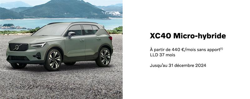 Volvo XC40 micro-hybride Start À partir de 440 €/mois