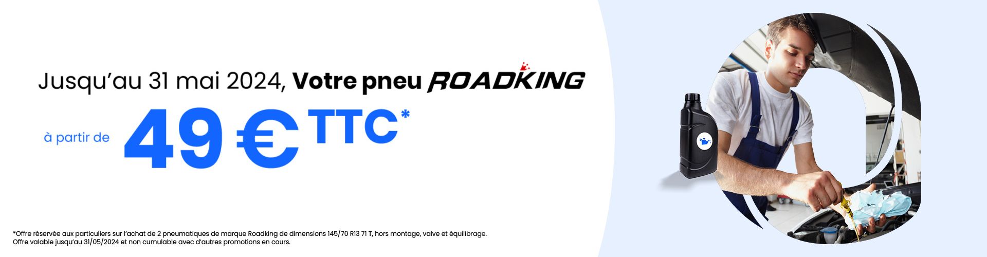 Roadking : Votre pneu Roadking à partir de 49€ TTC