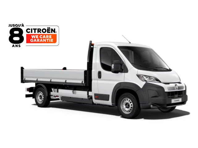 ë-Jumper Benne (Acier 3700 mm) L3 4.25T Renforcé Electrique 270ch Batterie 110 kWh À partir de 339 € HT/mois