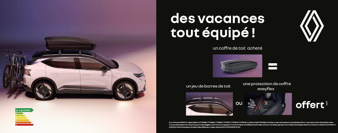 NOUVEAU RENAULT SCENIC E-TECH 100% ÉLECTRIQUE : DES VACANCES TOUT EQUIPÉ