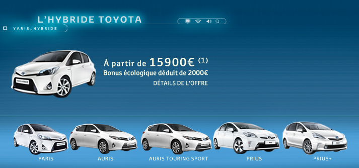 Essai gamme hybride Toyota Chartres