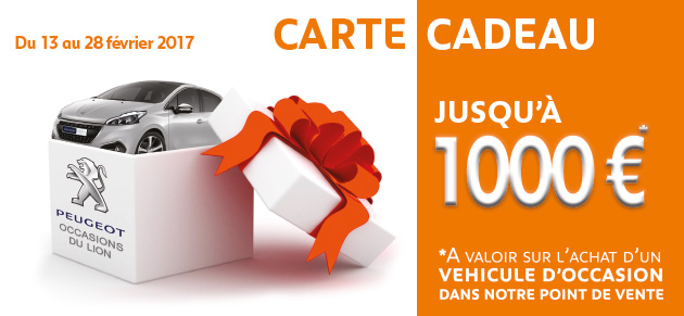 Carte Cadeau - 1000 Euros