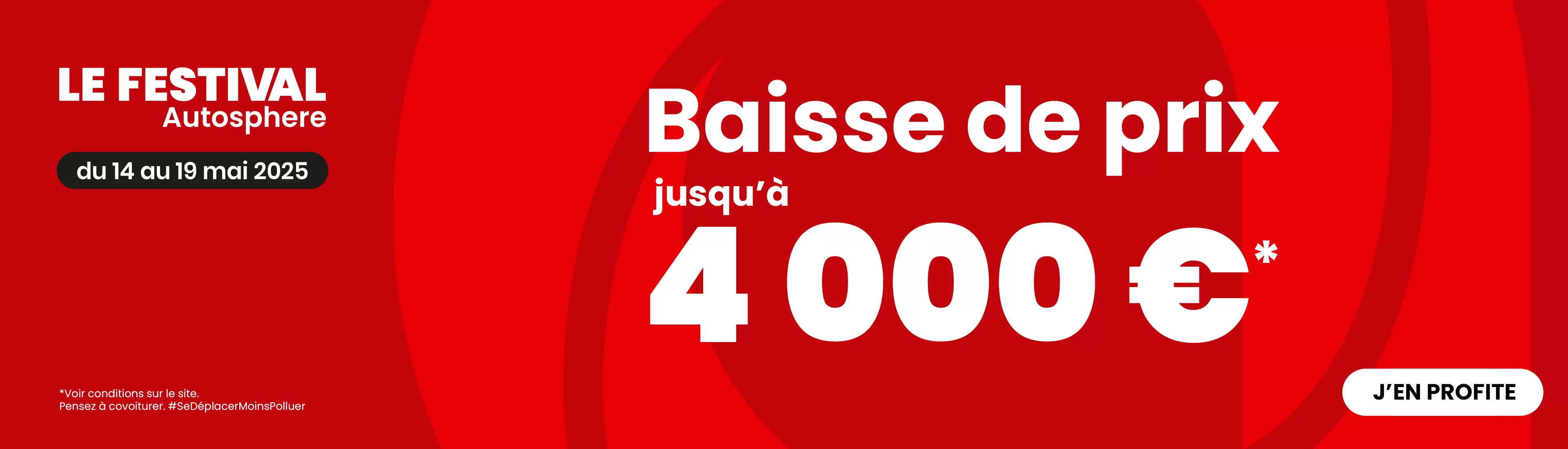 Festival – Jusqu’à 4000€ Prix en baisse
