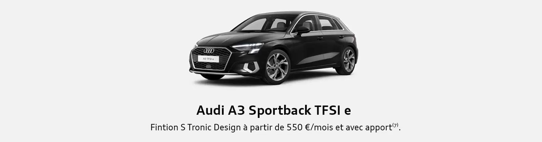 Audi A3 Sportback TFSI e