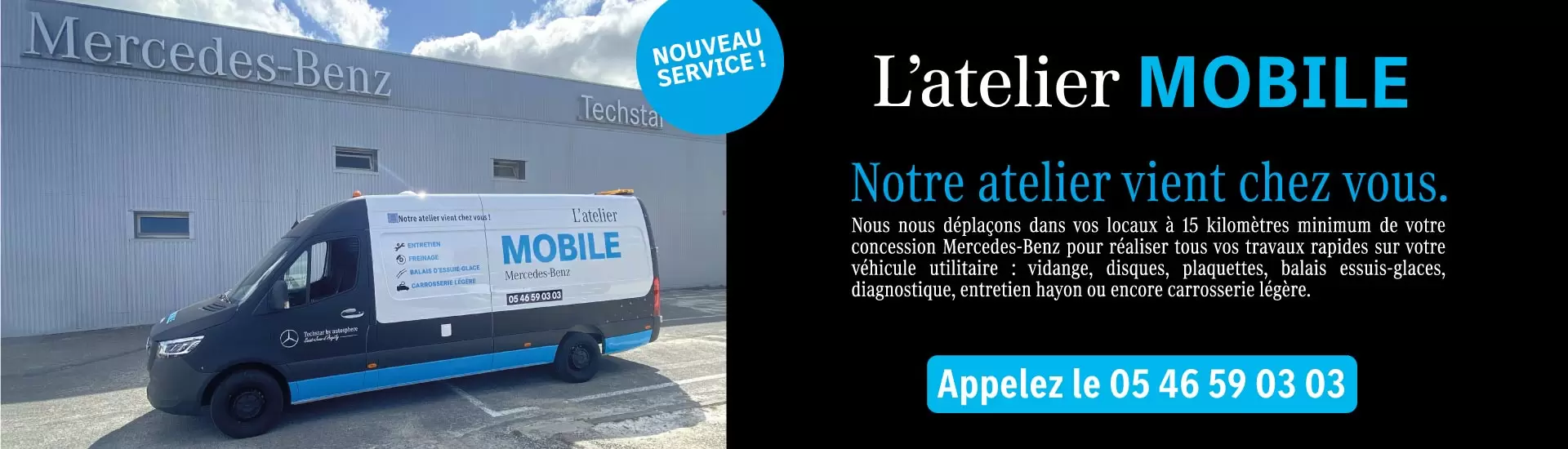 Mercedes-Benz Utilitaires ST JEAN D'ANGELY : Concessionnaire & garage -  Charente-Maritime 17